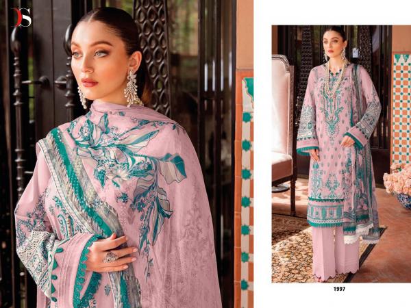 Deepsy Cheveron Lawn 4 Cotton Designer Pakistani Suit Collection